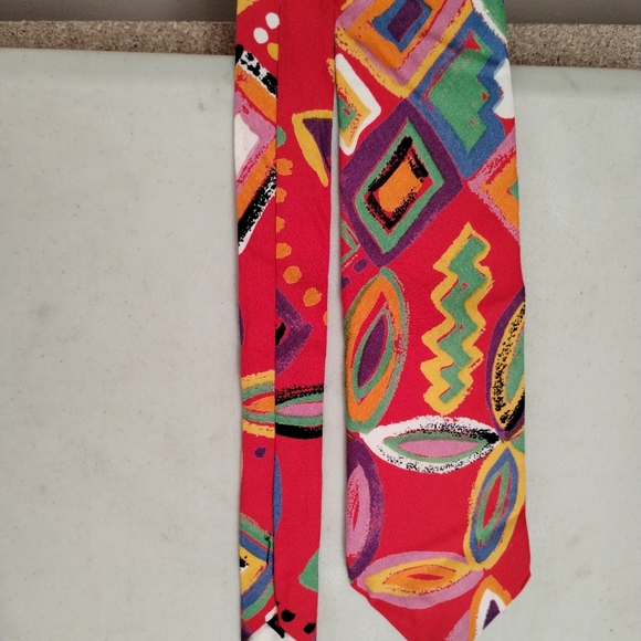 2pc Lot Retro 90s Ties - Picture 4 of 7
